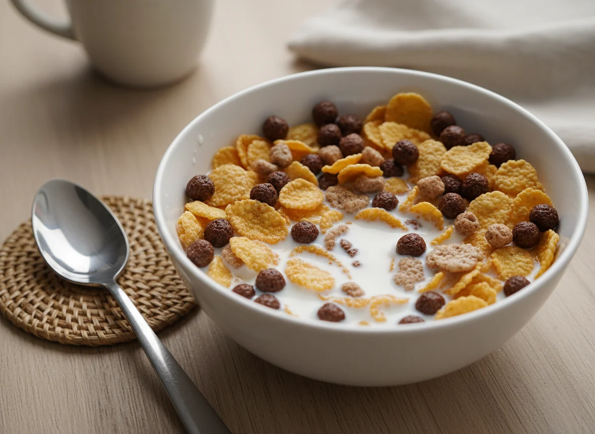 Mixed Cereal with Milk photo