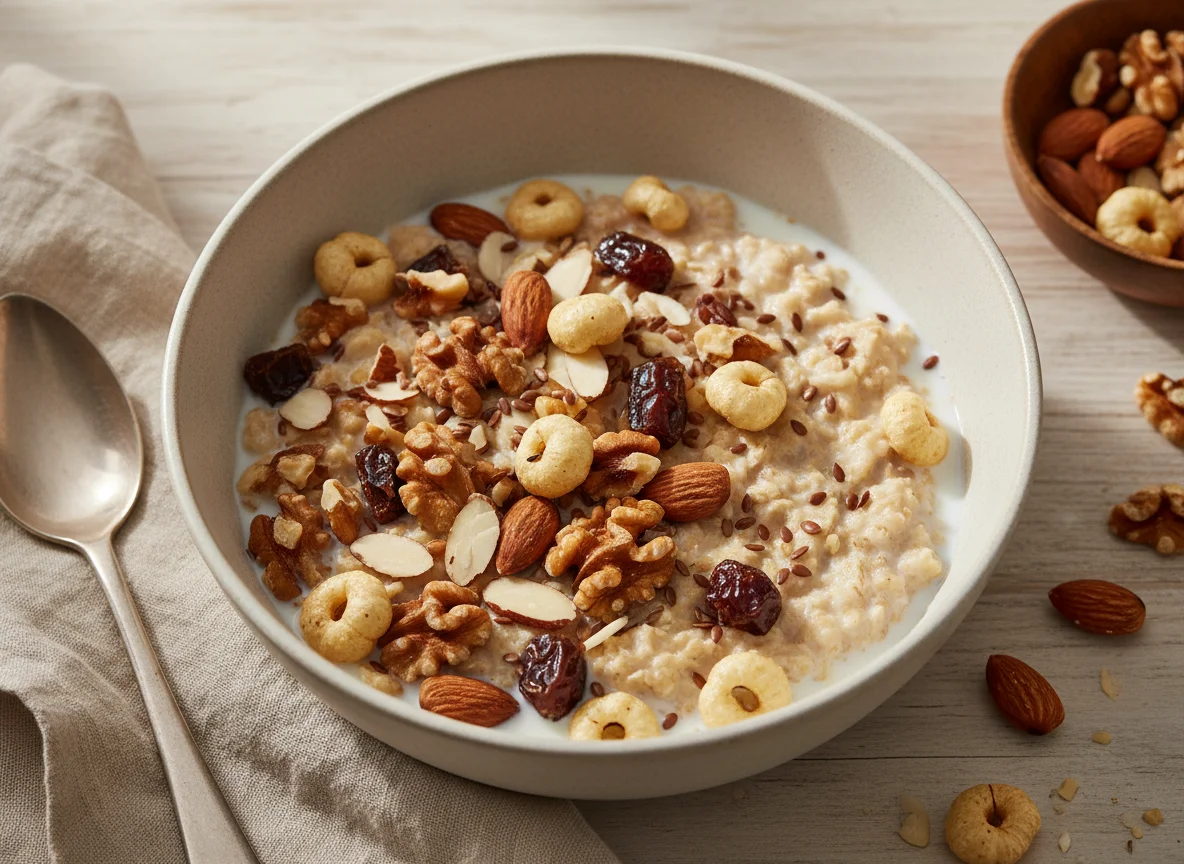 Mixed Cereal with Nuts and Seeds photo
