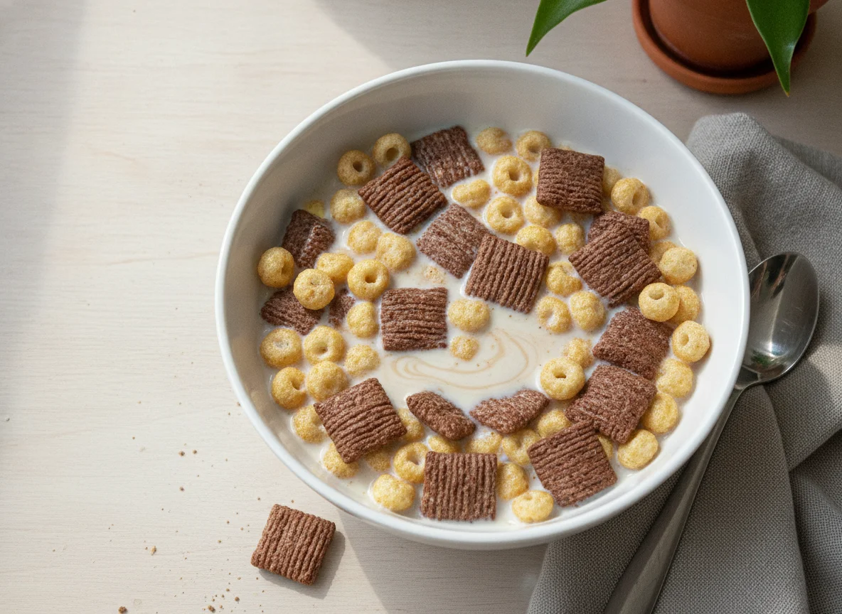 Mixed Cereal with Oat Milk photo