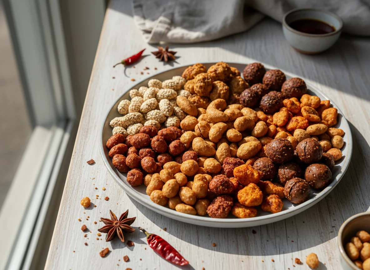 Mixed Coated Nuts and Snacks photo