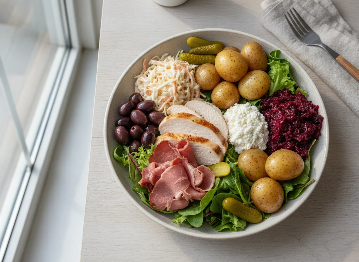 Mixed Deli Salad Bowl photo