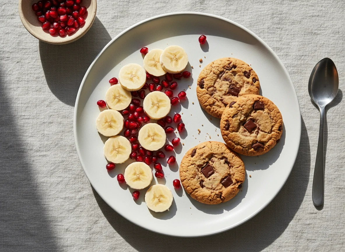 Mixed Fruit and Cookies photo