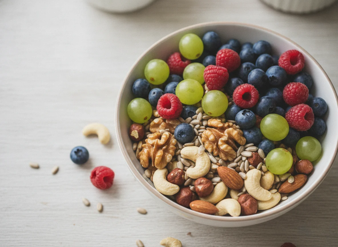 Mixed Fruit and Nut Bowl photo