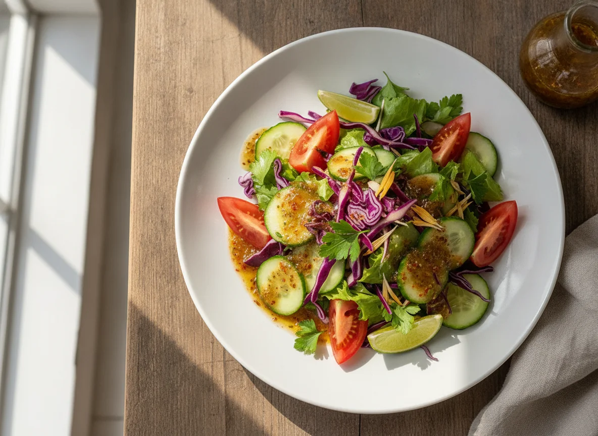 Mixed Garden Salad with Vinaigrette photo