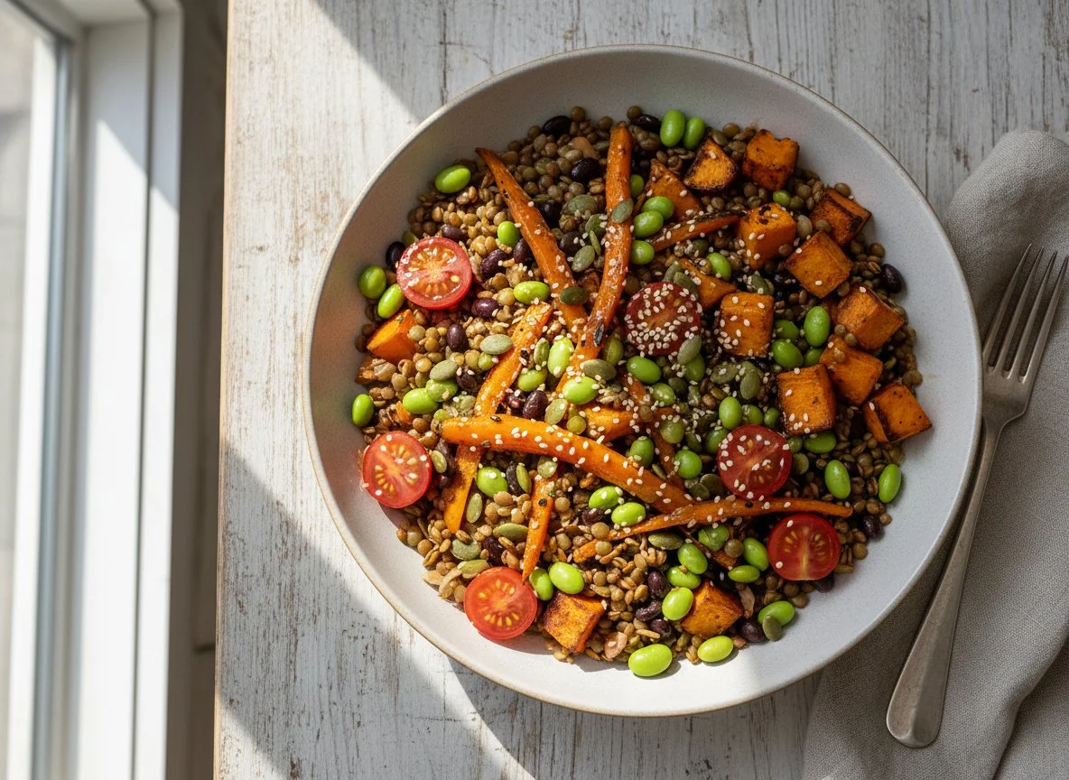 Mixed Grain and Vegetable Salad photo