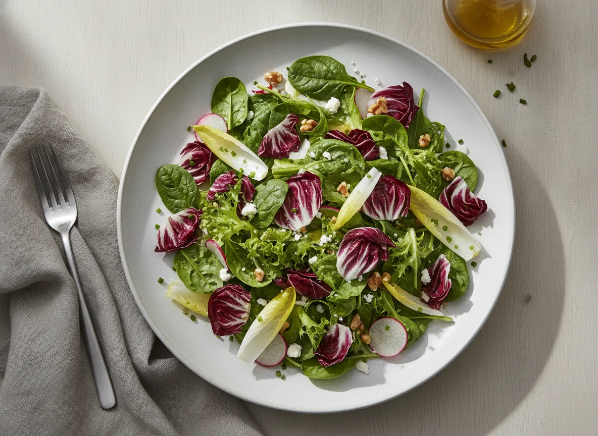 Mixed Green and Radicchio Salad photo