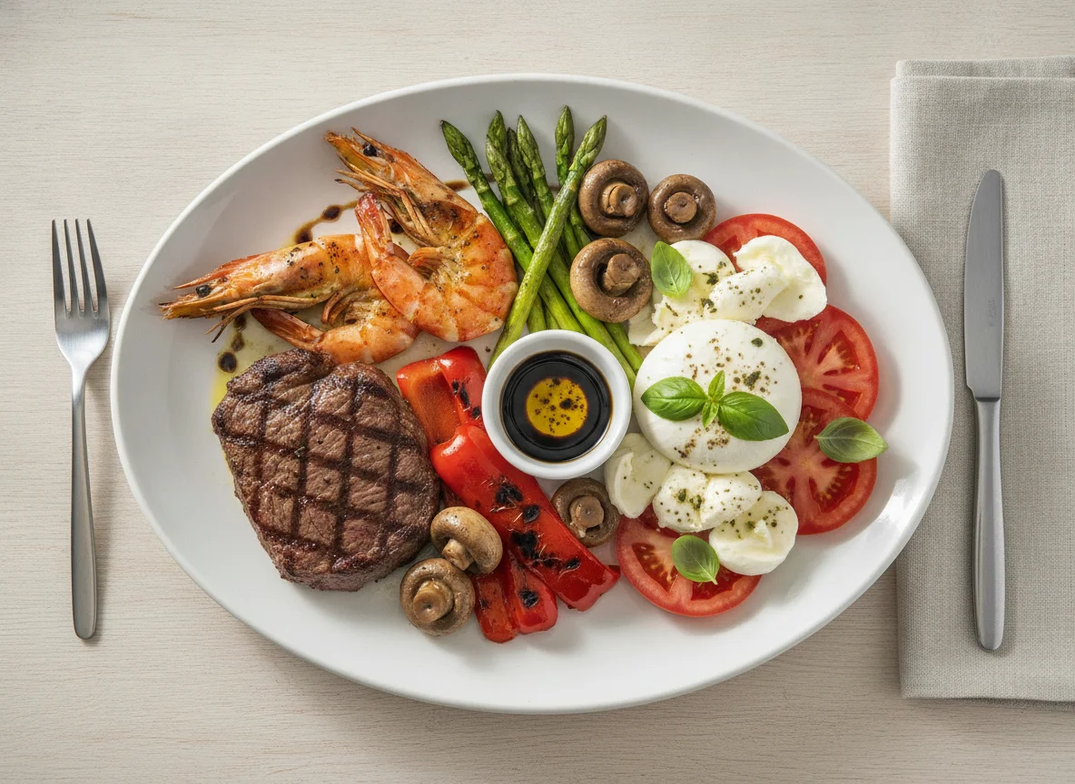 Mixed Grill and Antipasti Plate photo
