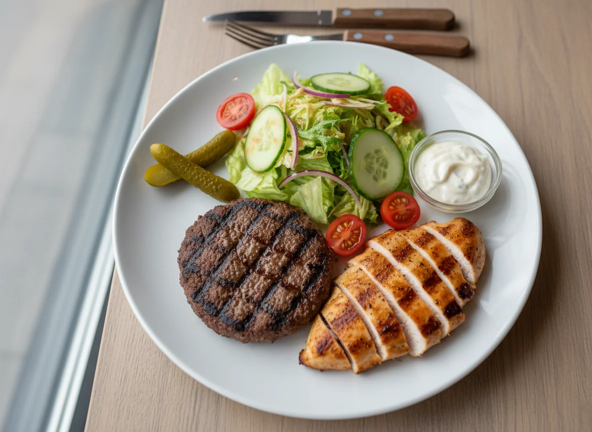 Mixed Grill Plate with Salad photo