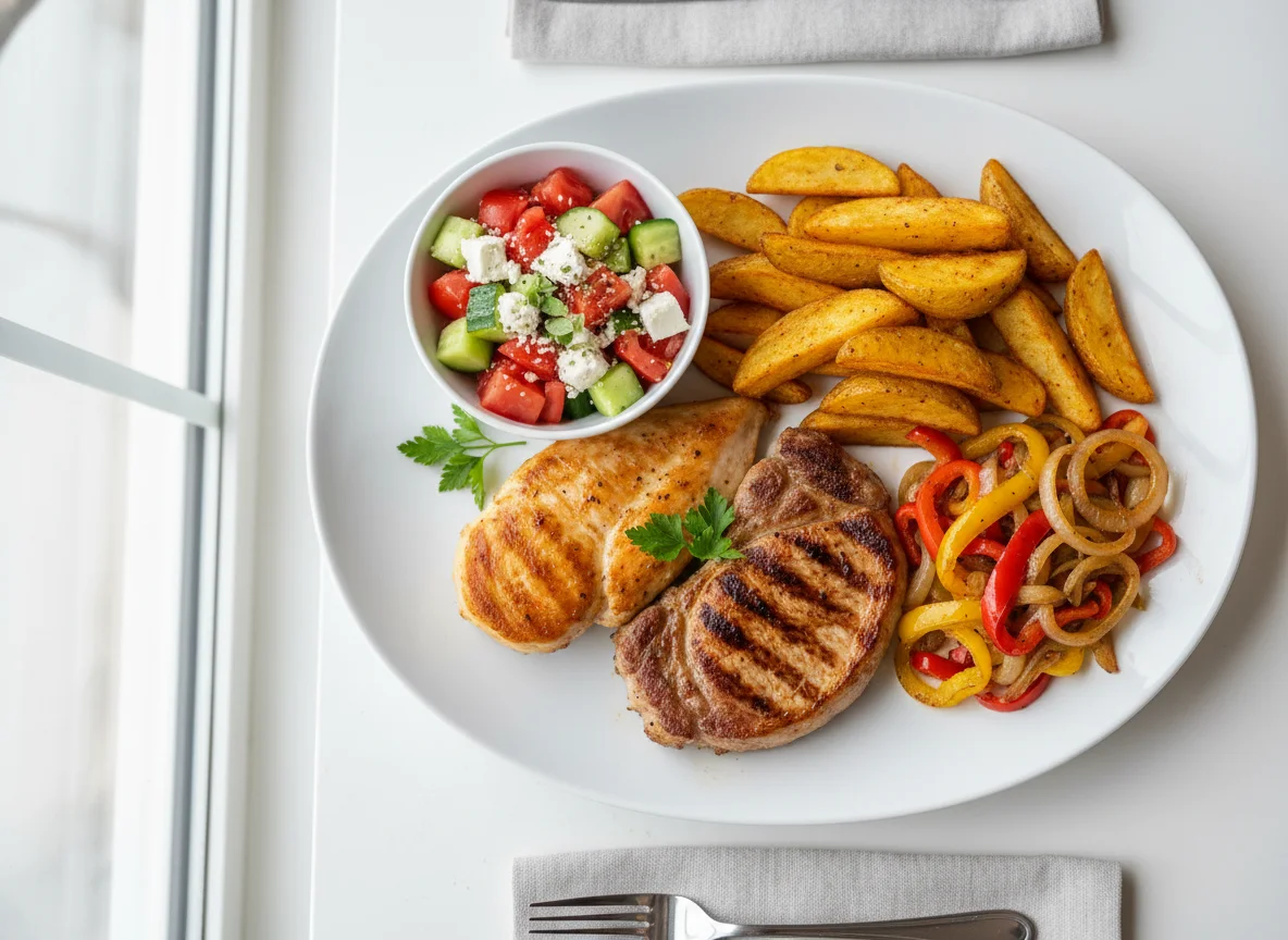 Mixed Grill Plate with Sides photo