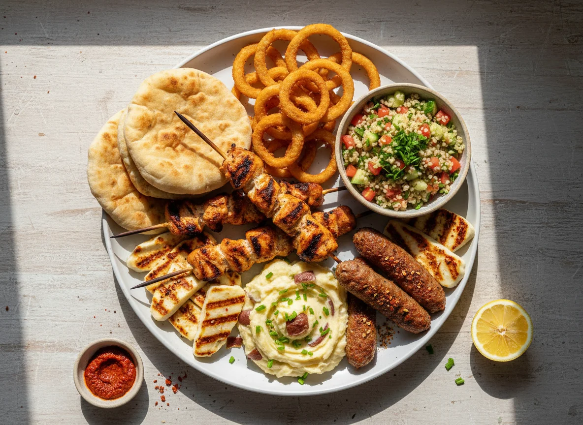 Mixed Grill Platter with Sides photo