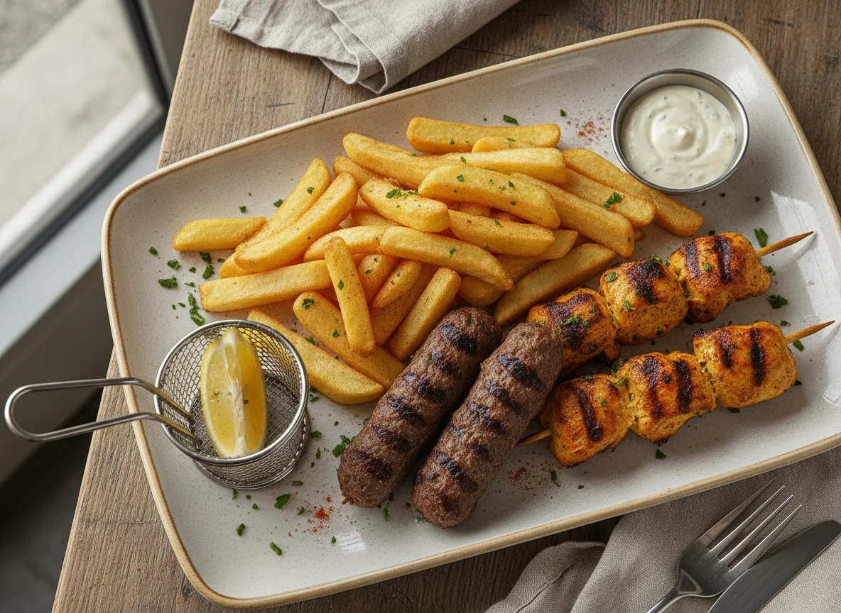Mixed Grill with Fries photo