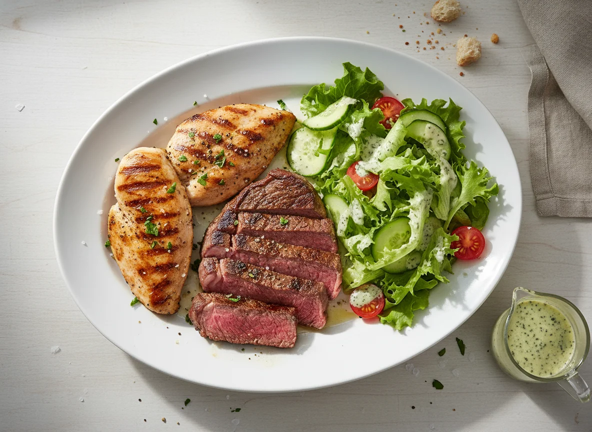 Mixed Grill with Side Salad photo