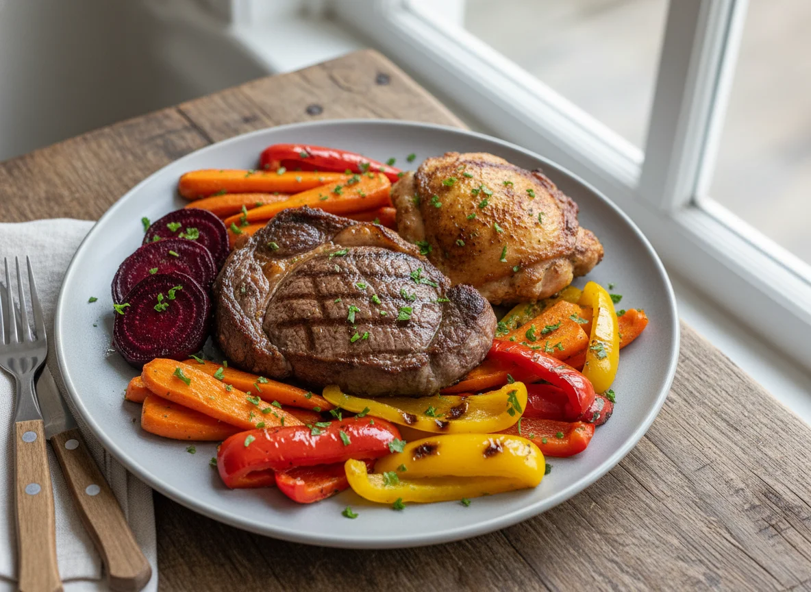 Mixed Grill with Vegetables photo