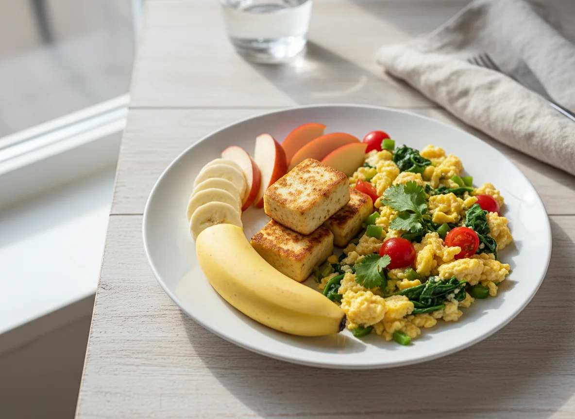 Mixed Meal with Fruits and Paneer photo