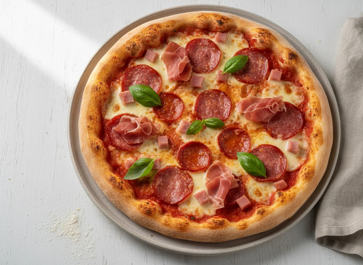 Mixed Meat Pizza photo
