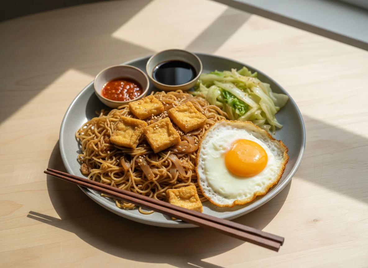 Mixed Noodles with Sides photo