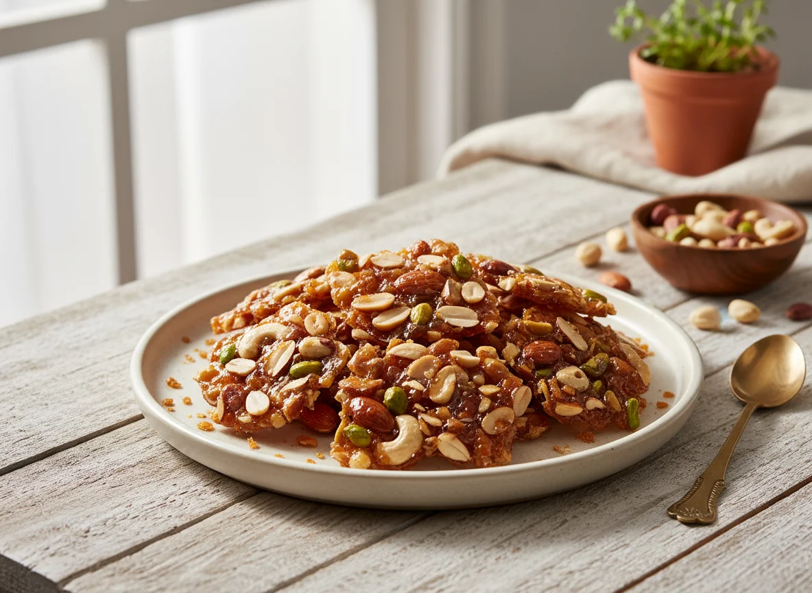 Mixed Nut Chikki photo