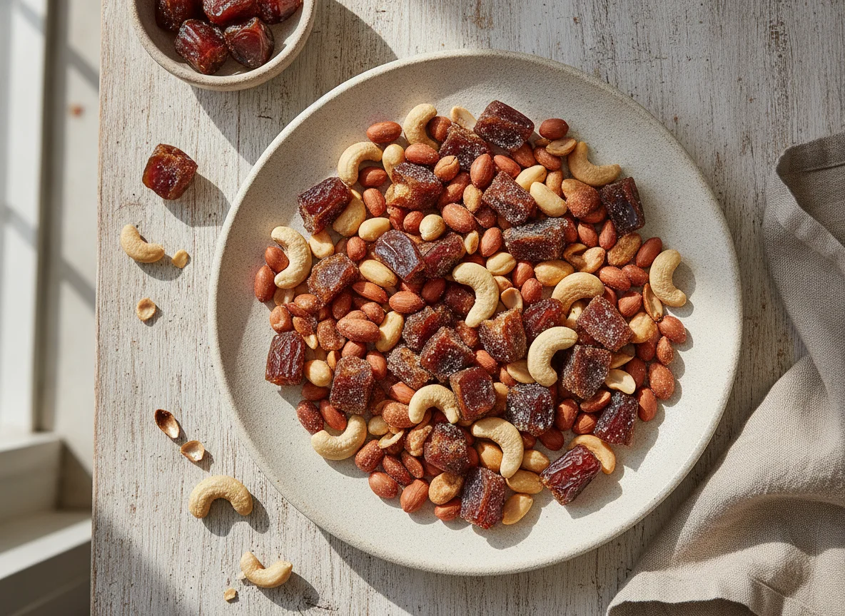 Mixed Nuts and Date Snack photo
