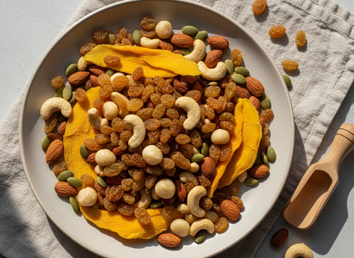 Mixed Nuts and Dried Fruit Snack photo