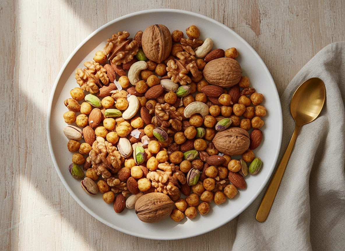 Mixed Nuts and Roasted Chickpeas photo