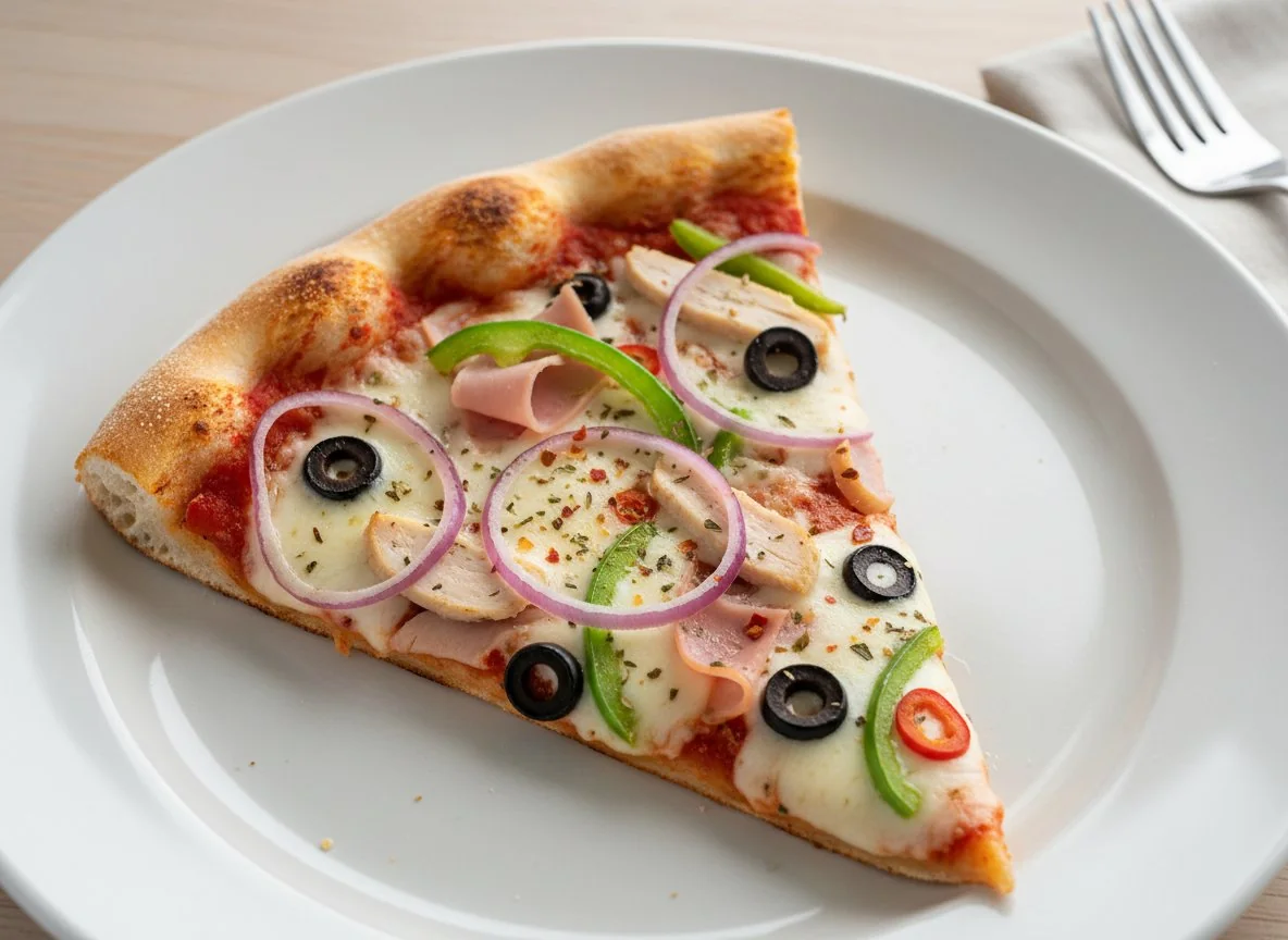 Mixed Pizza Slice photo