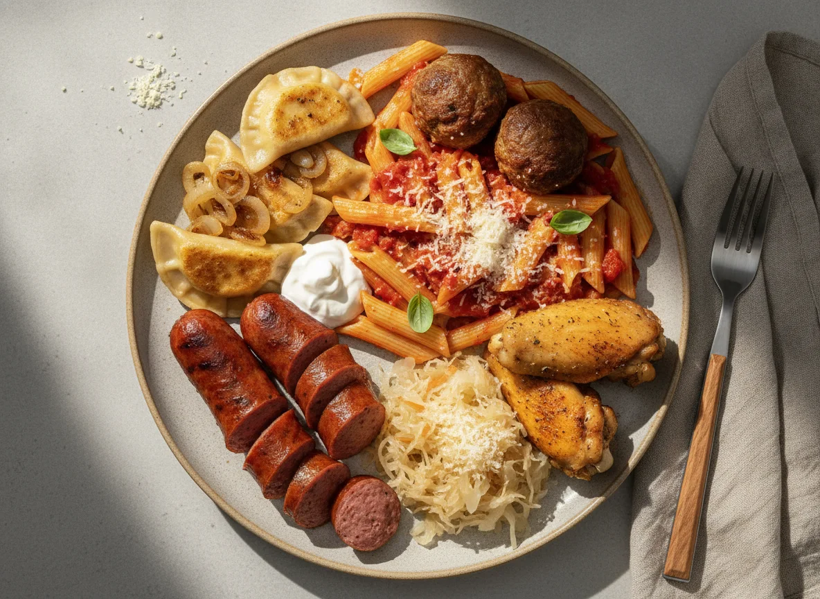 Mixed Polish and Italian Plate photo