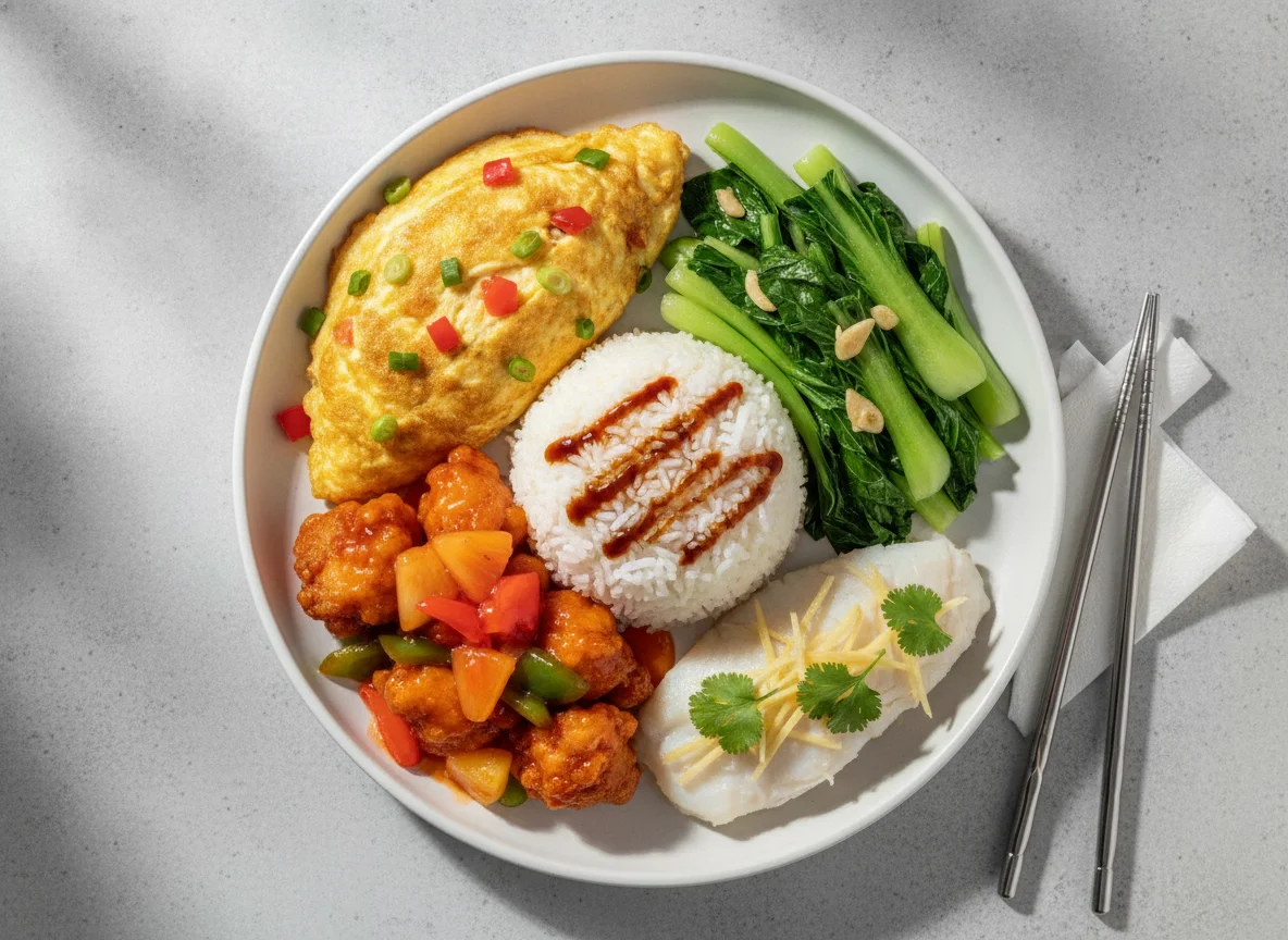 Mixed Rice (Nasi Campur) photo