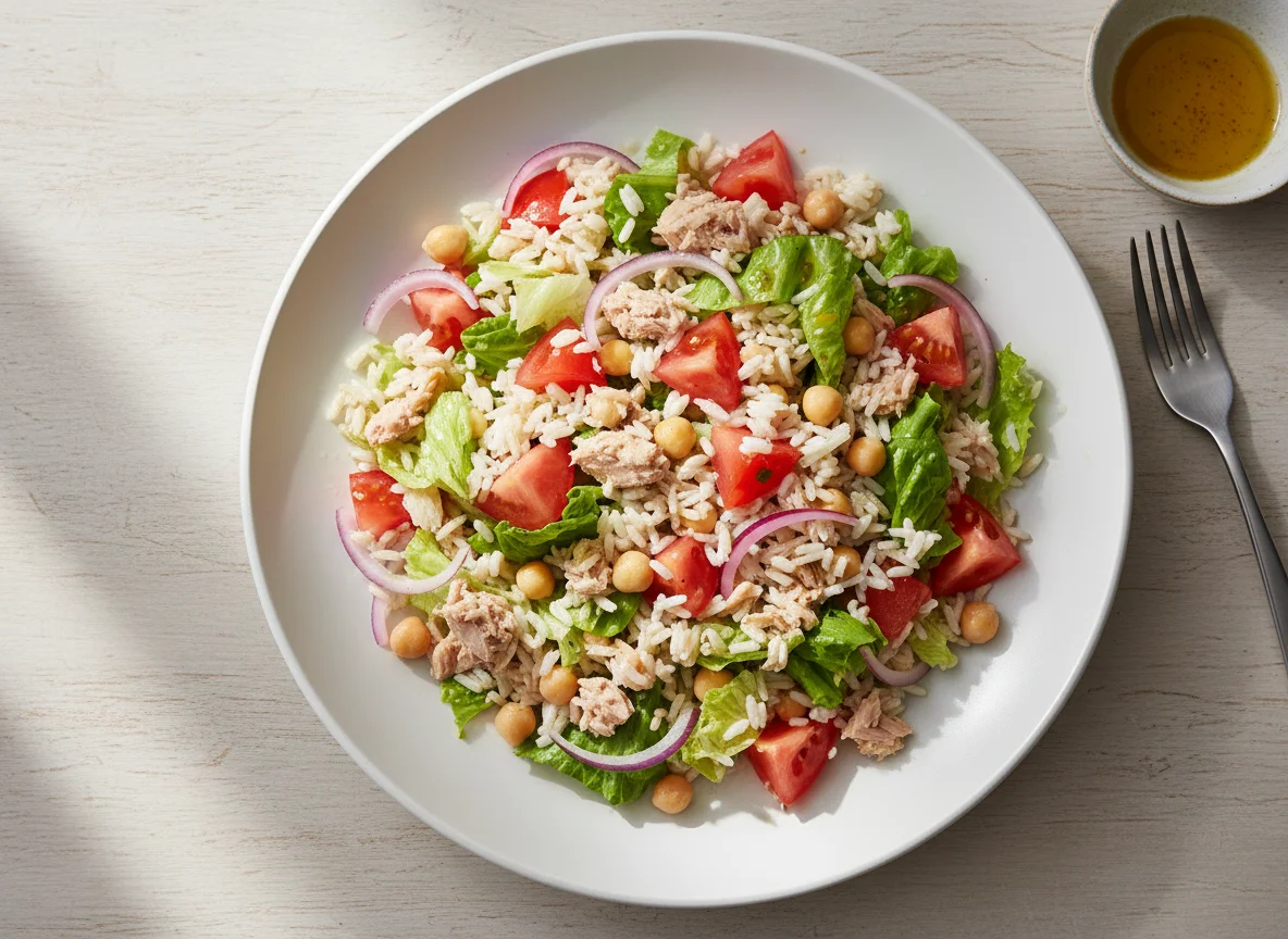 Mixed Rice Salad with Tuna photo