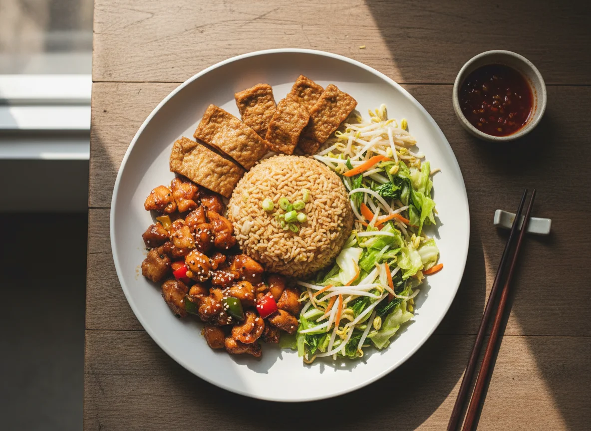 Mixed Rice with Chicken and Vegetables photo