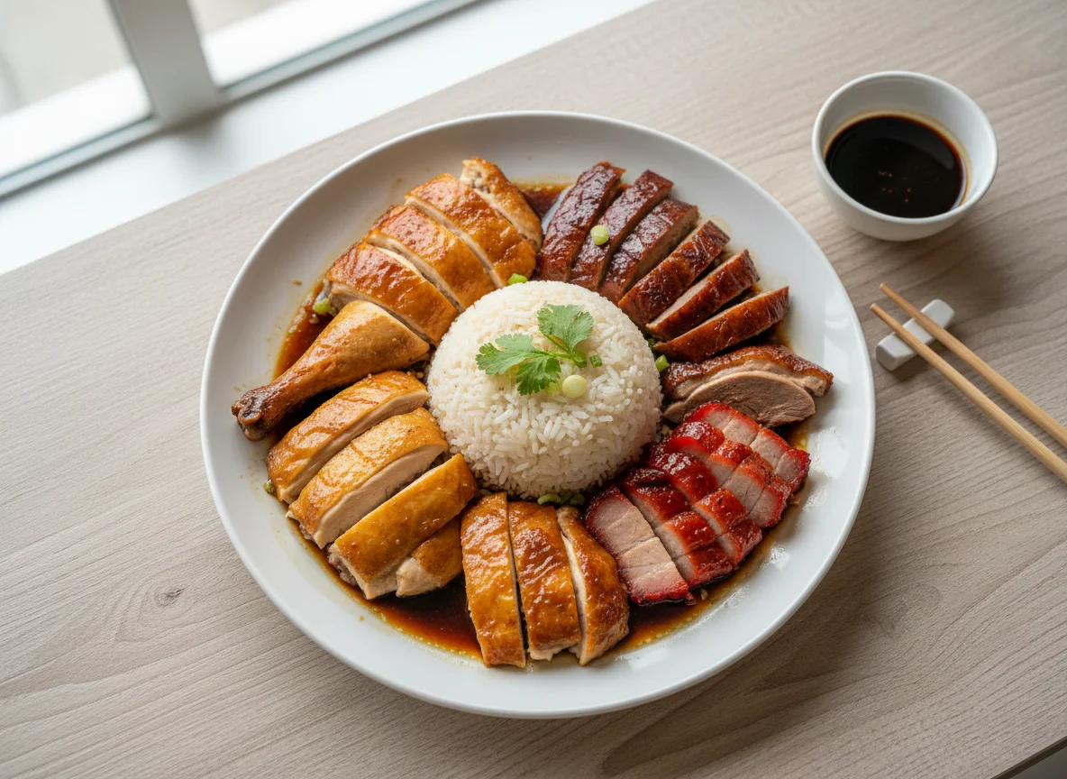 Mixed Roasted Meat Rice photo