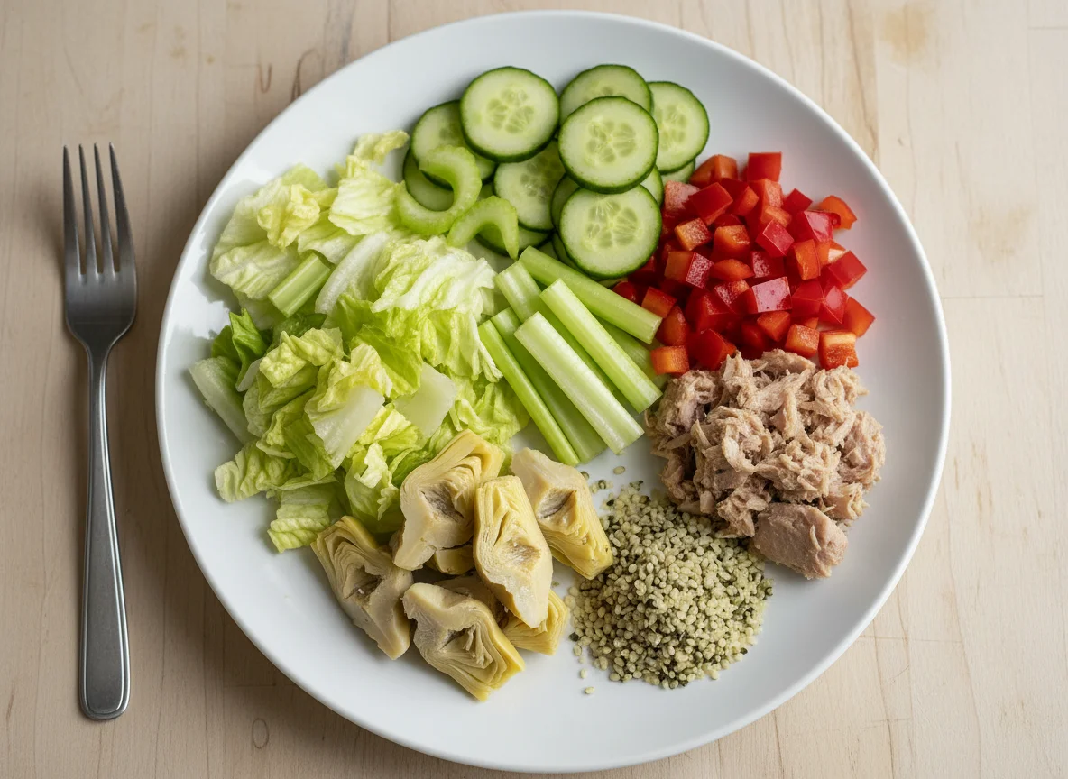 Mixed Salad Ingredients photo