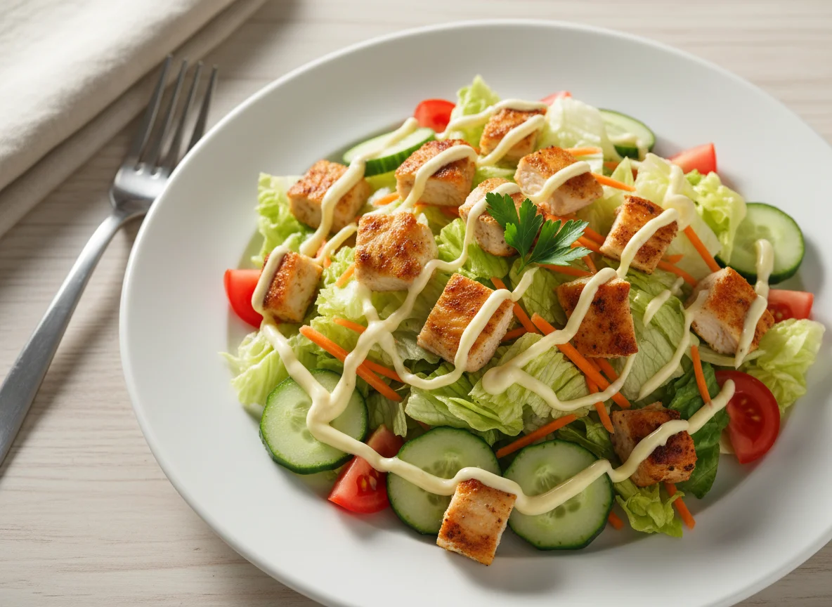 Mixed Salad with Chicken photo