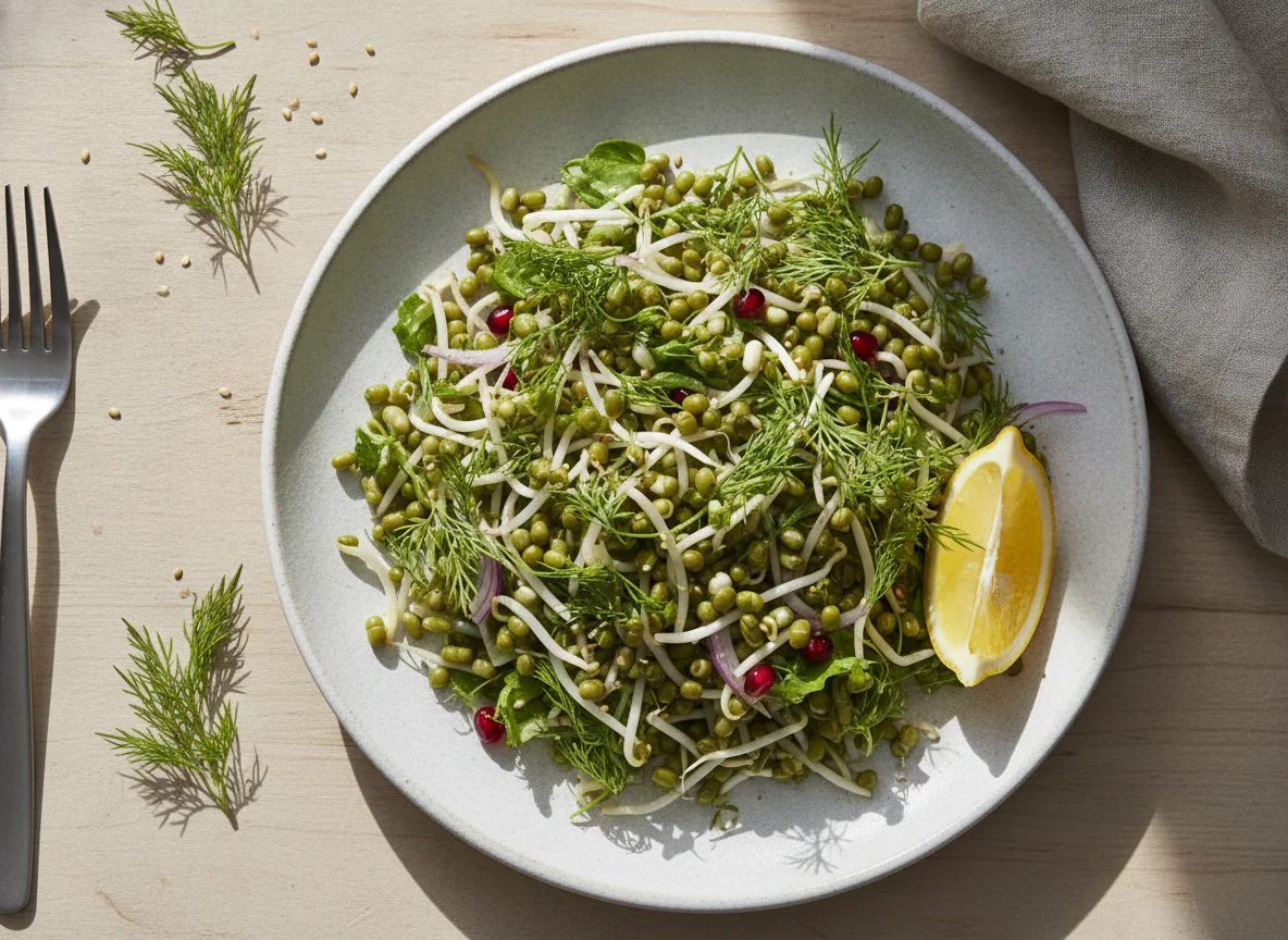 Mixed Sprouts and Herb Salad photo
