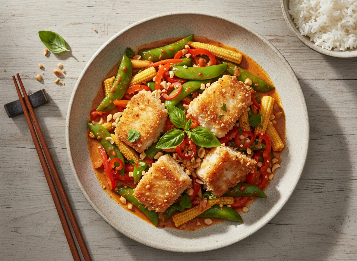 Mixed Stir-fry with Fish photo