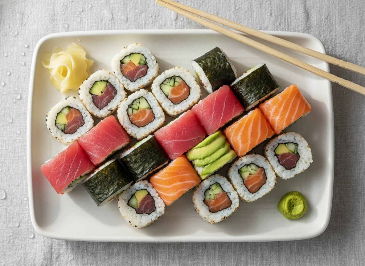Mixed Sushi Rolls photo