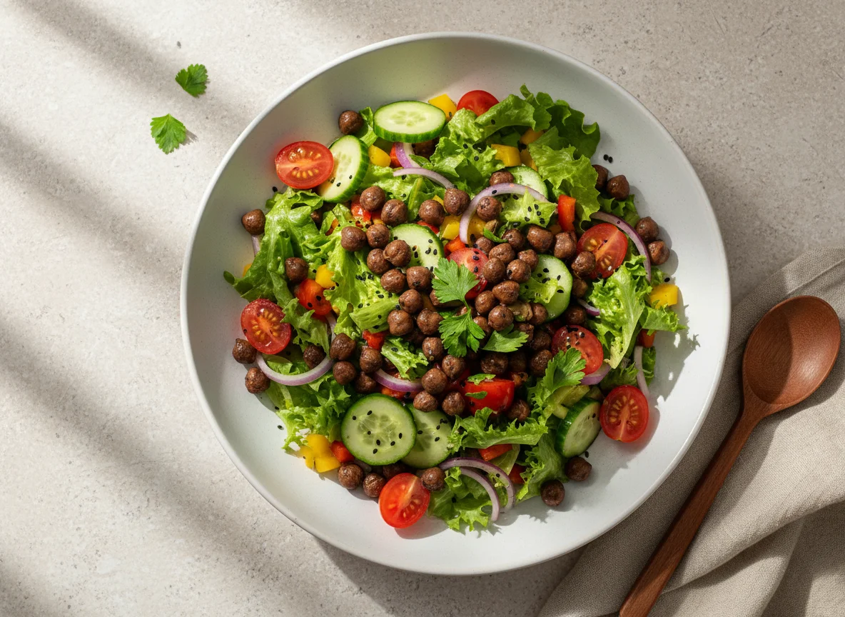 Mixed Vegetable and Chickpea Salad photo