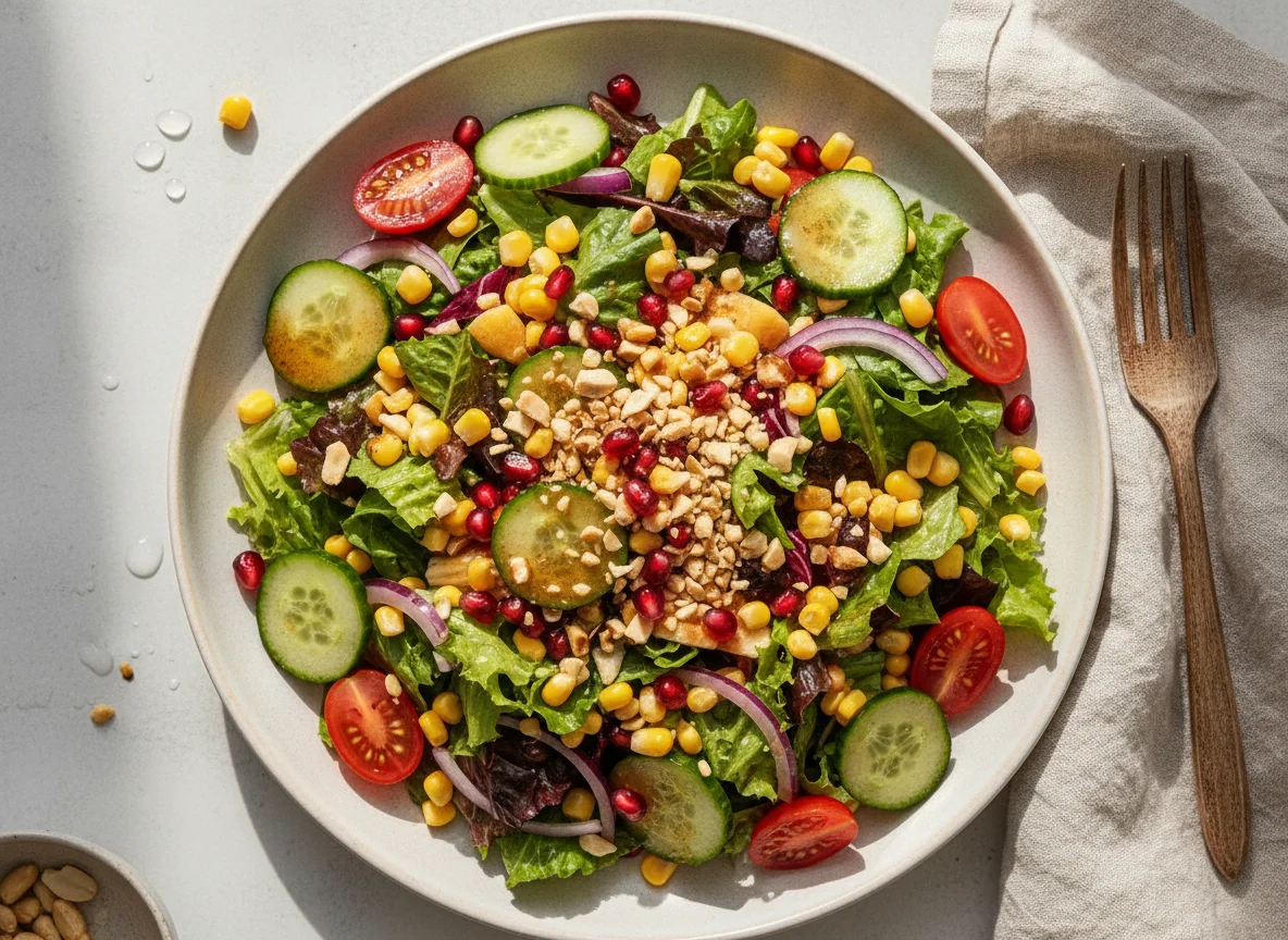 Mixed Vegetable and Fruit Salad photo