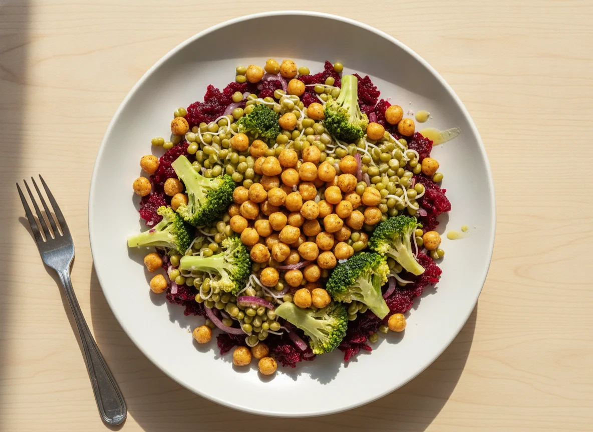 Mixed Vegetable and Sprout Salad photo