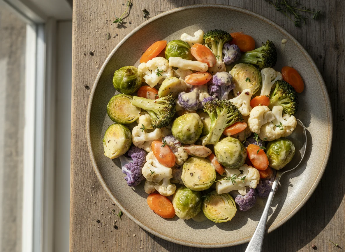 Mixed Vegetable Medley with Creamy Sauce photo