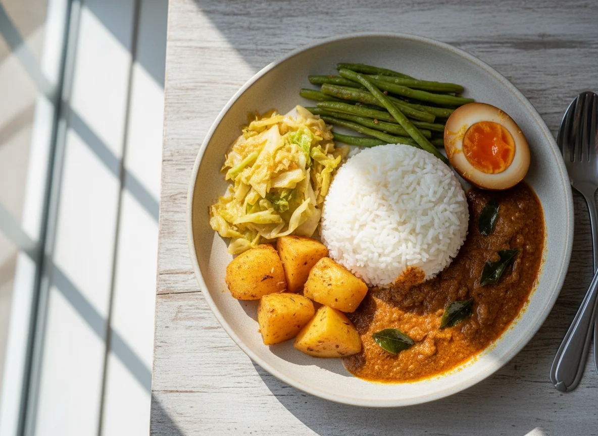 Mixed Vegetable Rice with Curry photo