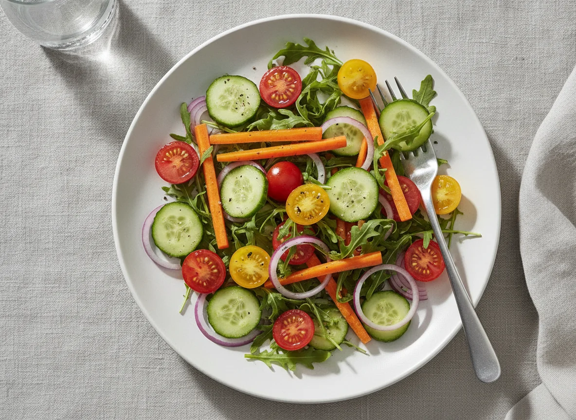 Mixed Vegetable Salad Plate photo