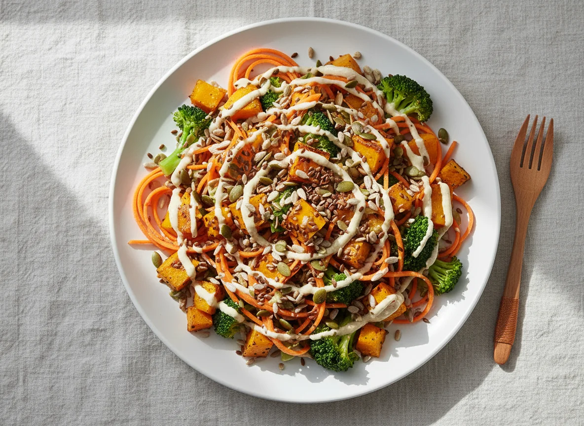 Mixed Vegetable Salad with Seeds photo