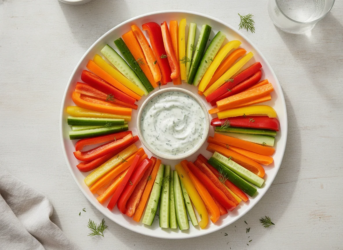 Mixed vegetable sticks photo