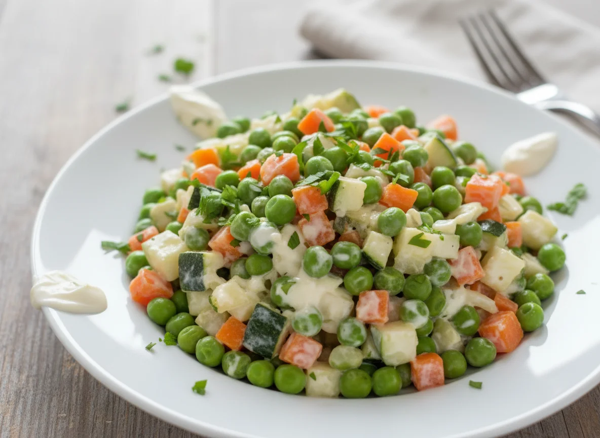 Mixed Vegetables with Cream Cheese photo