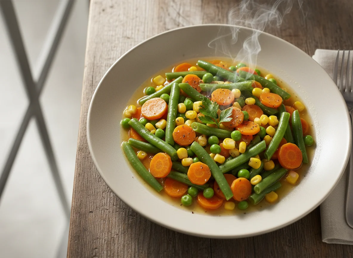 Mixed Vegetables with Sauce photo