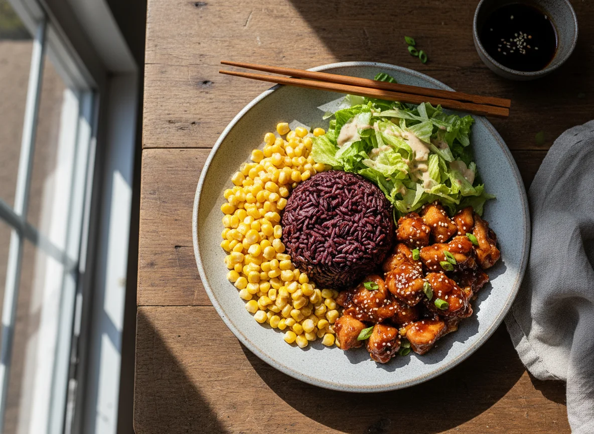 Mongolian Style Meal Plate photo