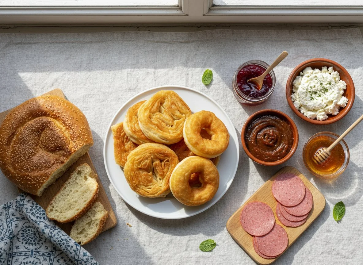 Moroccan Breakfast Spread photo
