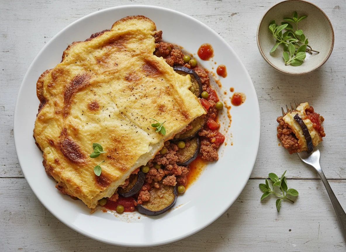 Moussaka with Bechamel photo