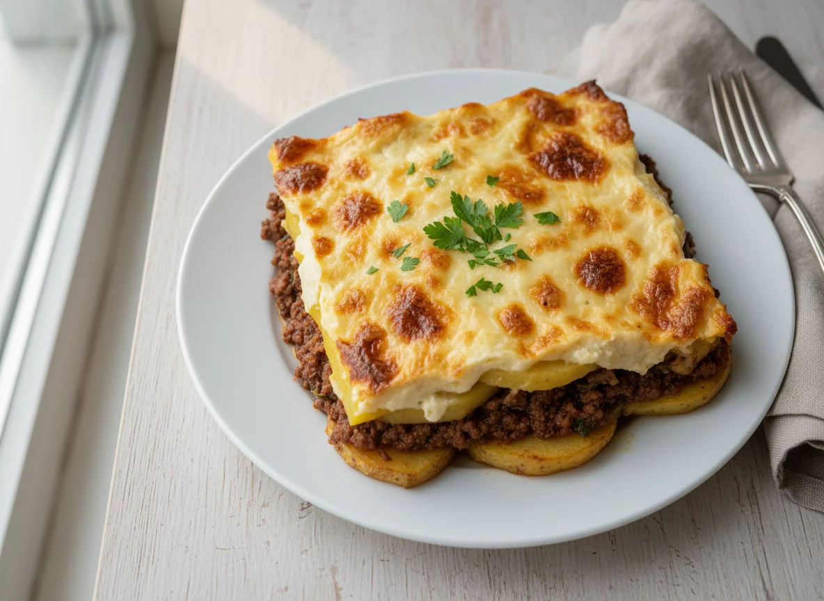 Moussaka with Potatoes photo