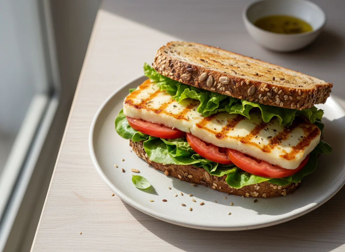 Multigrain Halloumi Sandwich photo